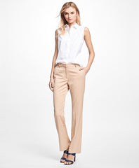Brooks Brothers Women Petite Non-Iron Fitted Sleeveless Dress Shirt
