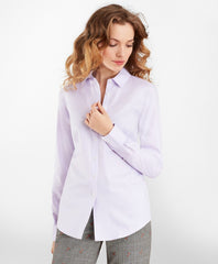 Brooks Brothers Women Petite Supima® Cotton Royal Oxford Fitted Shirt
