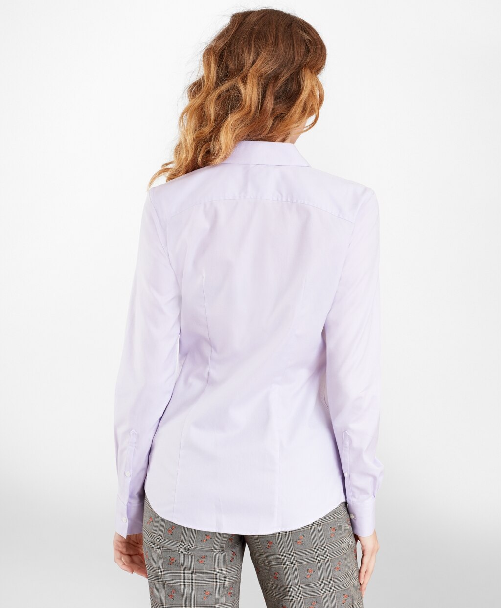 Brooks Brothers Women Petite Supima® Cotton Royal Oxford Fitted Shirt