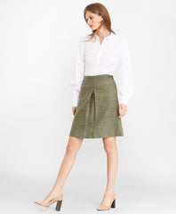 Brooks Brothers Women Petite Non-Iron Tailored-Fit Supima® Cotton Floral Jacquard Blouse
