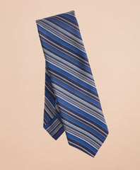Brooks Brothers Men Multi-Color Stripe Silk Tie