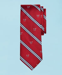 Brooks Brothers Men Head Of The Charles® Regatta Mini BB#1 Stripe Slim Tie
