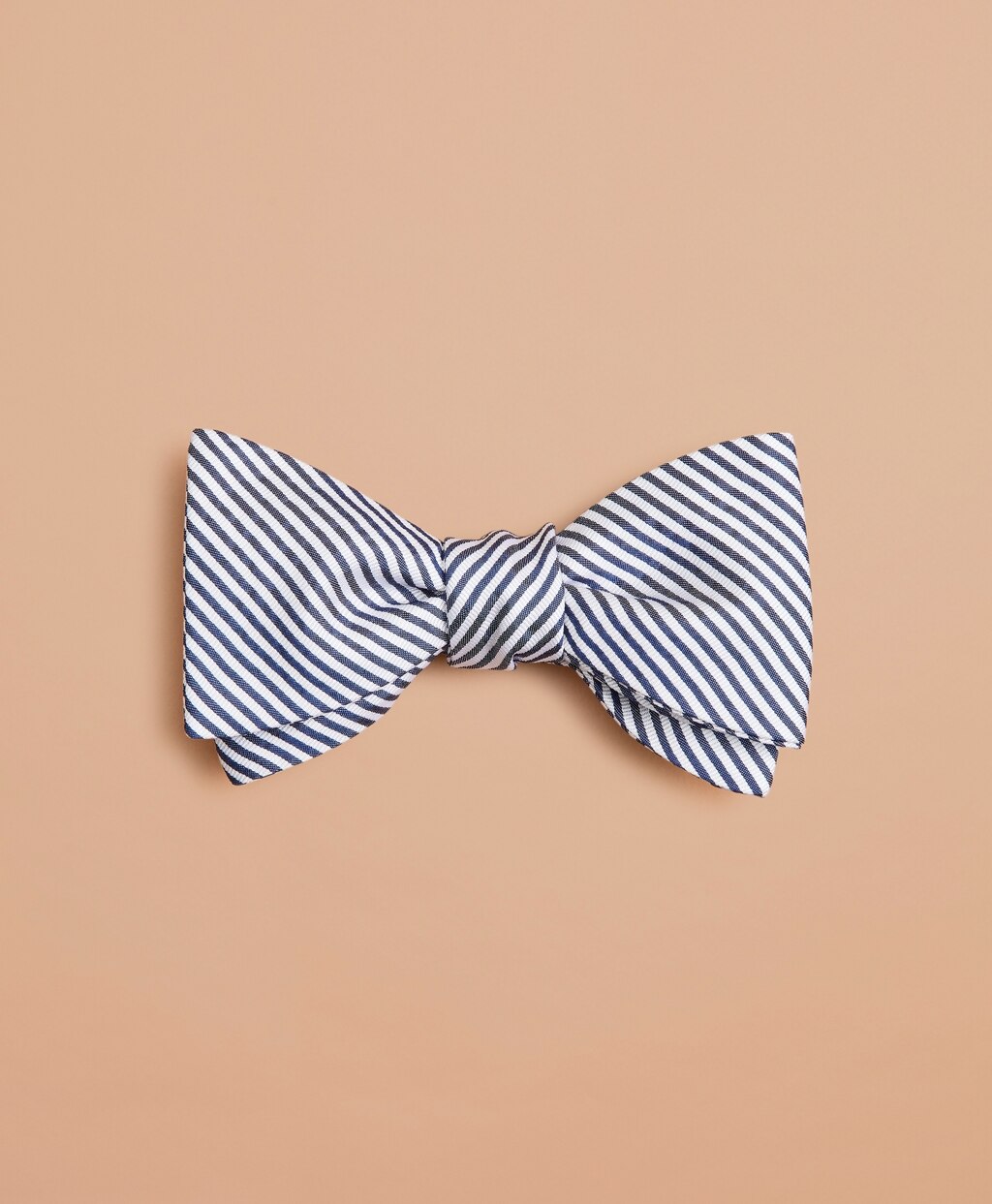 Brooks Brothers Men Alternating Stripe Bow Tie