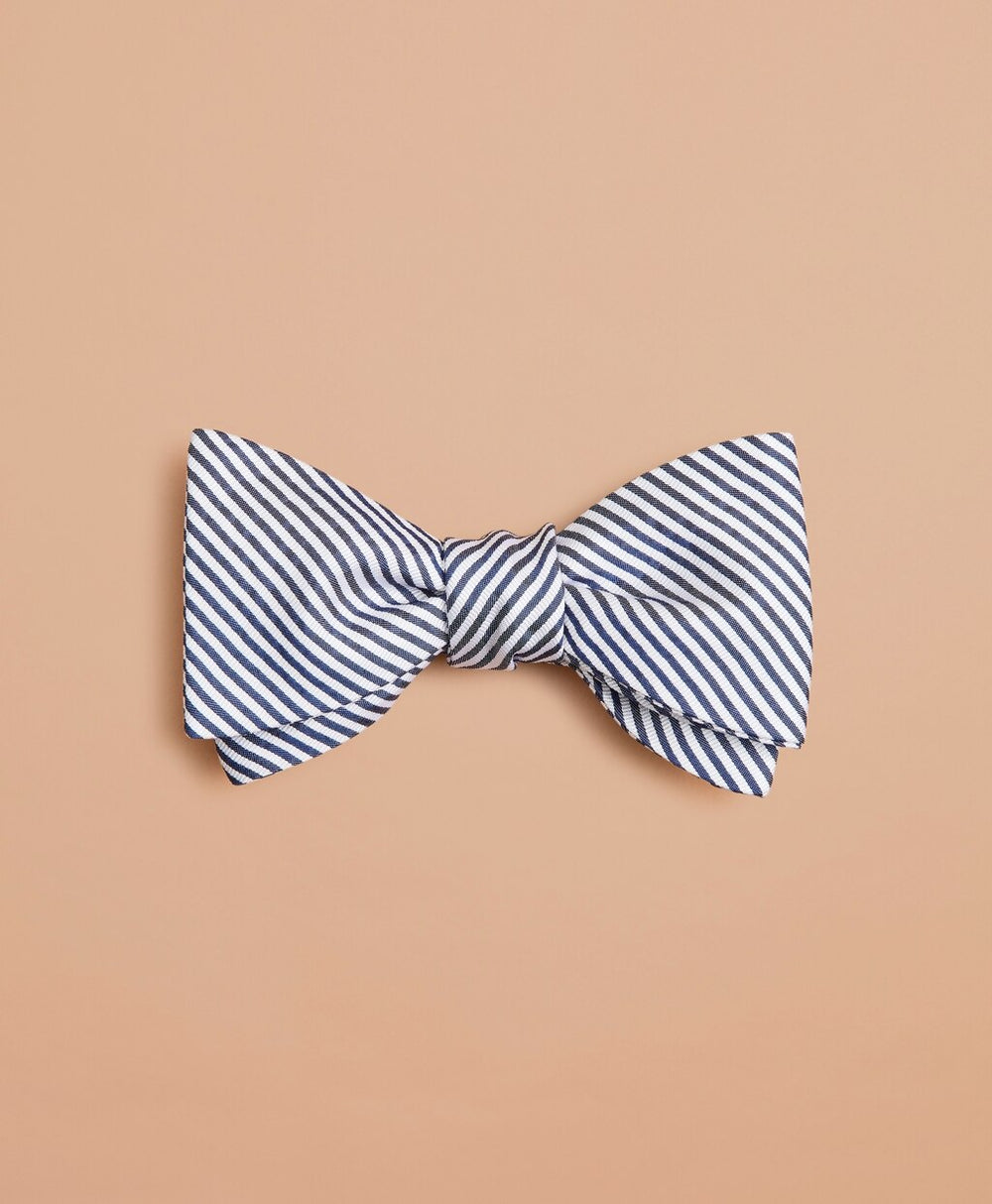 Brooks Brothers Men Alternating Stripe Bow Tie