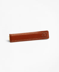 Brooks Brothers Men Leather Tie Bar