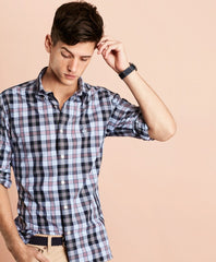Brooks Brothers Men Plaid Cotton Broadcloth Sport Shirt