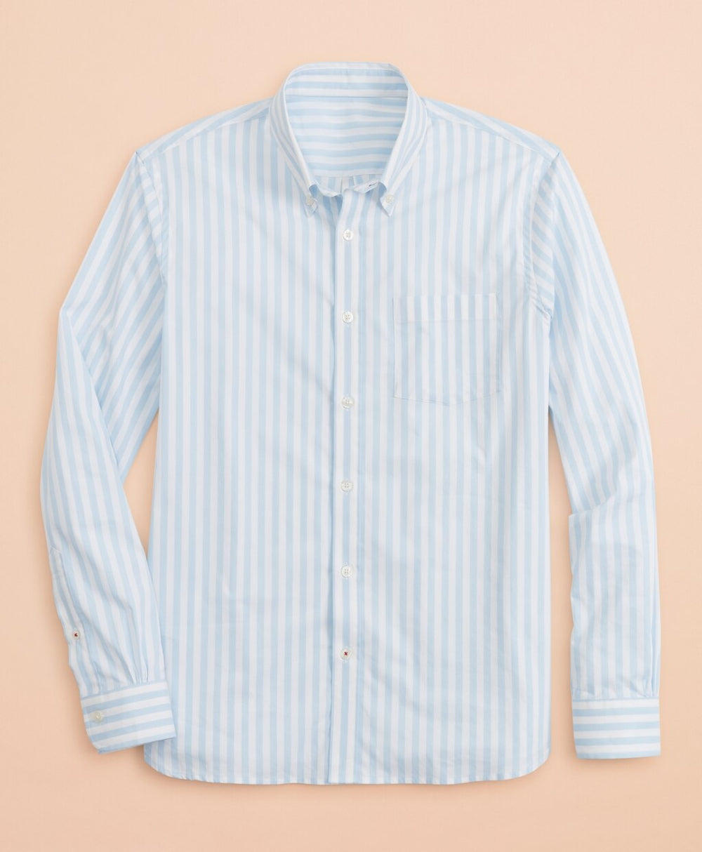 Brooks Brothers Men Performance Series Striped Poplin Shirt