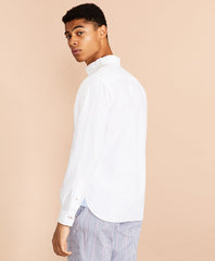 Brooks Brothers Men Seersucker Striped-Pocket Shirt