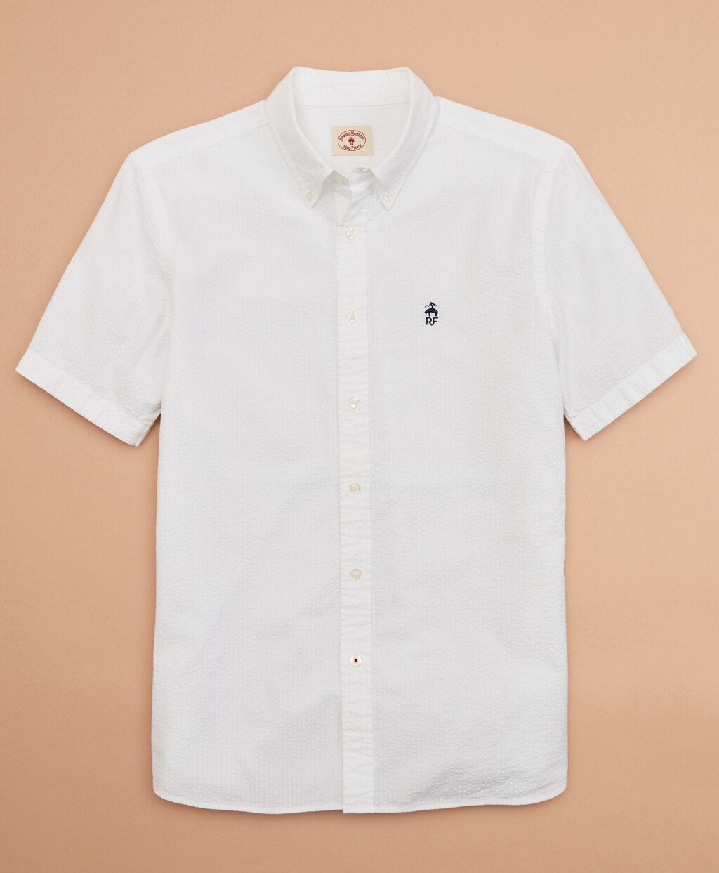 Brooks Brothers Men Seersucker Short-Sleeve Shirt