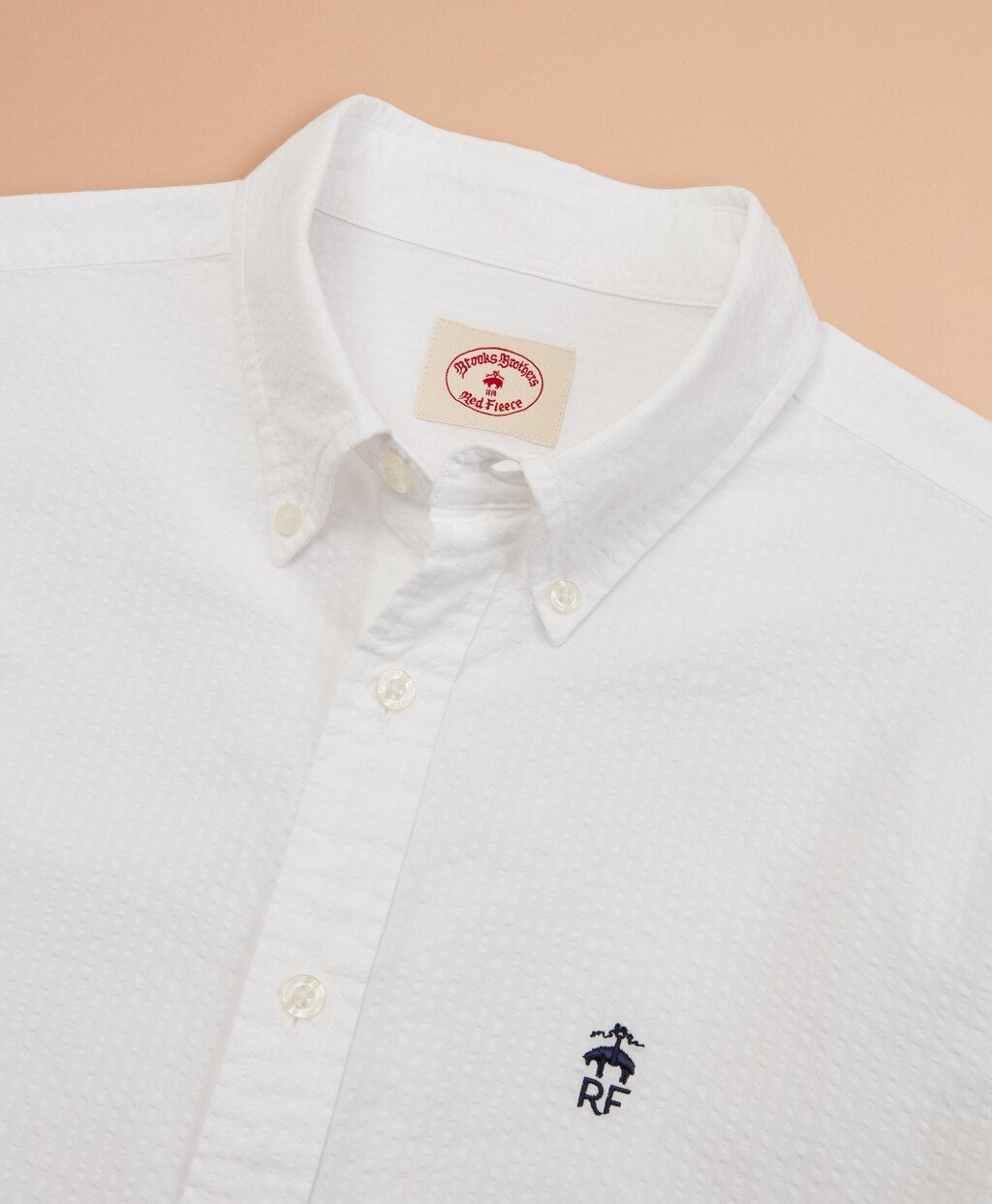 Brooks Brothers Men Seersucker Short-Sleeve Shirt