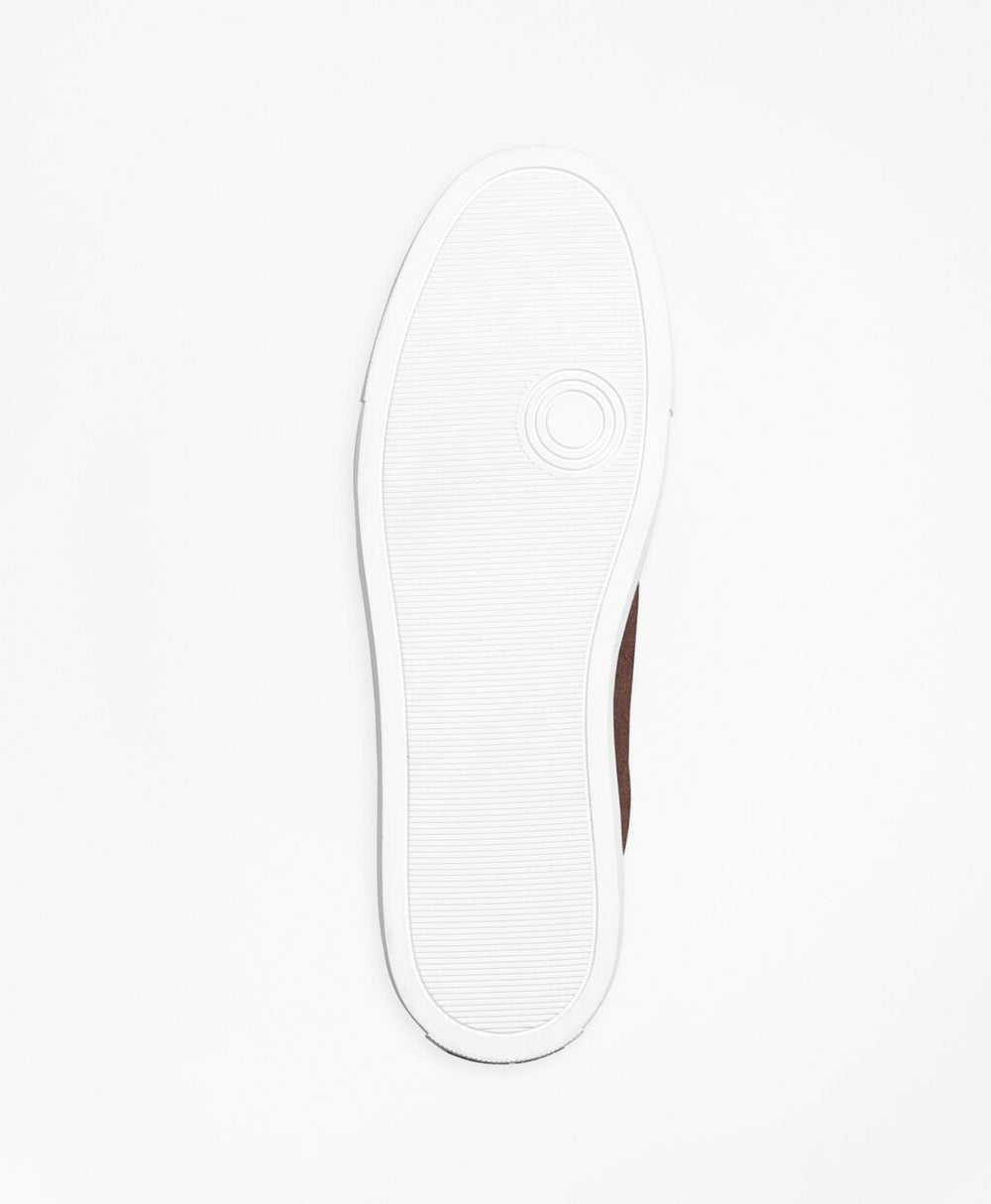 Brooks Brothers Men Suede Slip-On Sneakers