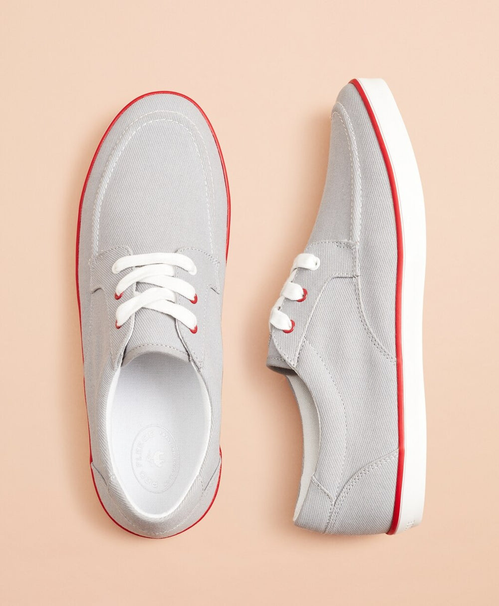 Brooks Brothers Men Canvas Boat Sneakers
