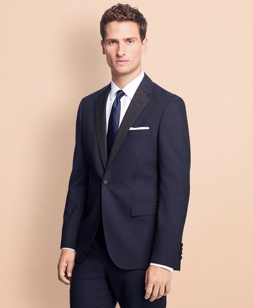 Brooks Brothers Men Slim-Fit Stretch-Wool Tuxedo