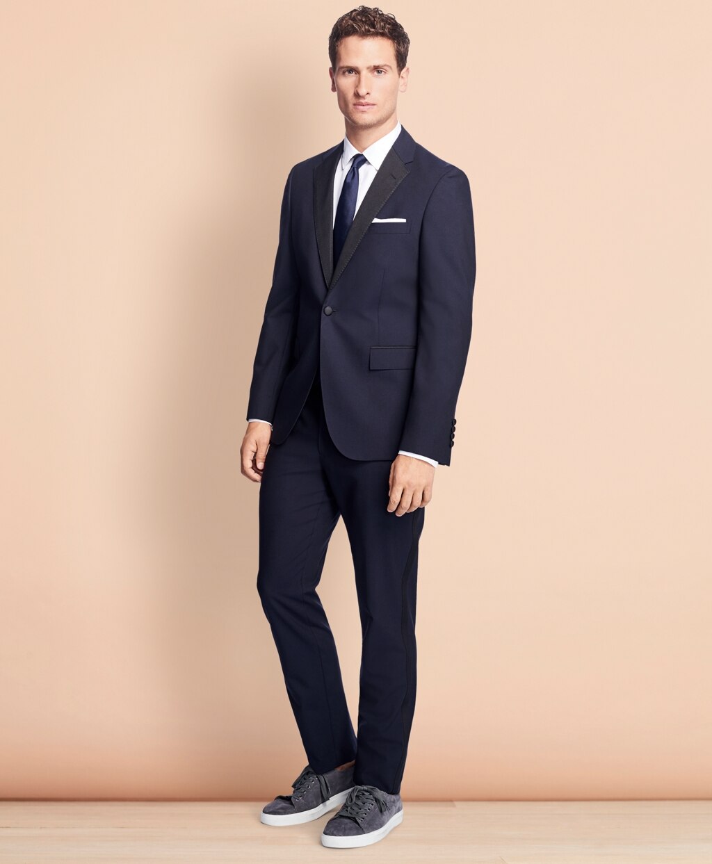 Brooks Brothers Men Slim-Fit Stretch-Wool Tuxedo