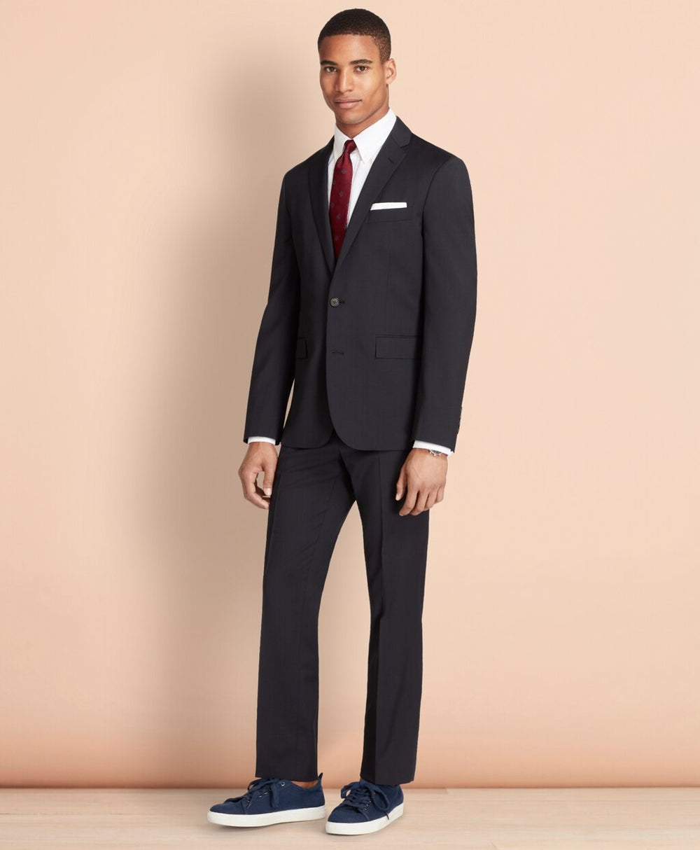Brooks Brothers Men Wool Twill Suit Trousers