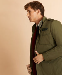 Brooks Brothers Men Four-Pocket Field Jacket with Removable Vest