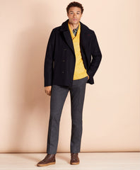 Brooks Brothers Men Wool Peacoat
