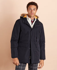 Brooks Brothers Men Water-Resistant Parka