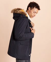 Brooks Brothers Men Water-Resistant Parka