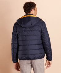 Brooks Brothers Men Quilted Hooded Puffer Jacket