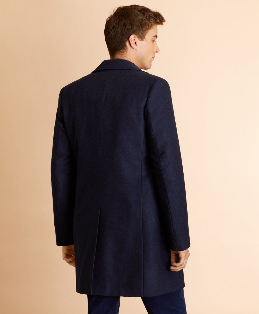 Brooks Brothers Men Wool-Blend Topcoat