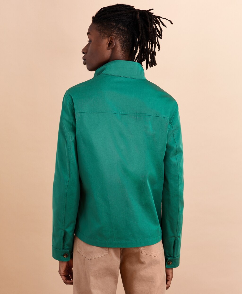 Brooks Brothers Men Cotton Bomber Jacket