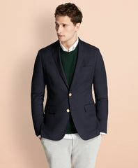 Brooks Brothers Men Stretch Wool Twill Blazer
