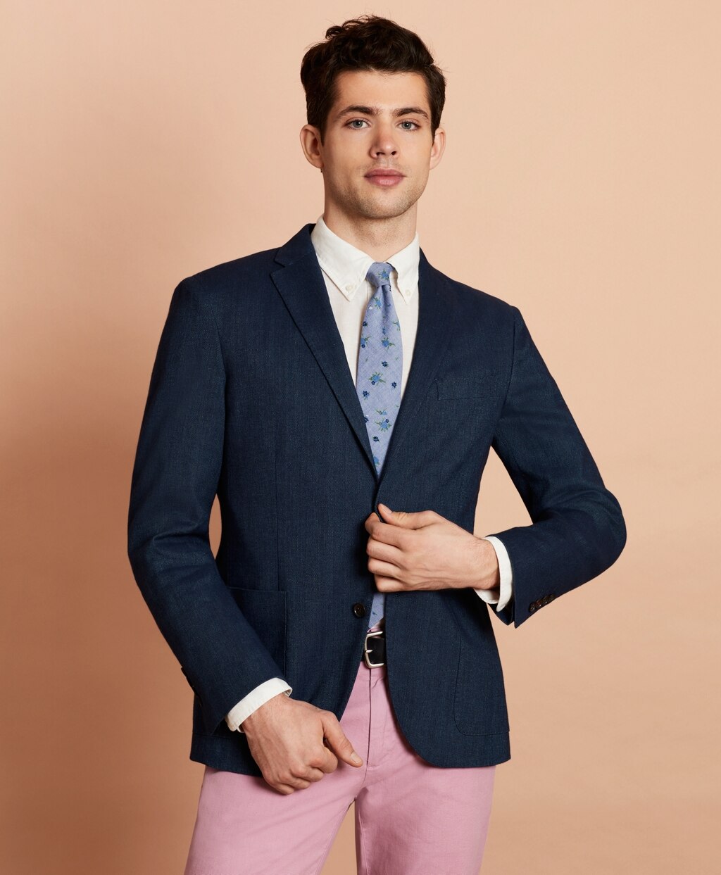 Brooks Brothers Men Linen-Blend Sport Coat