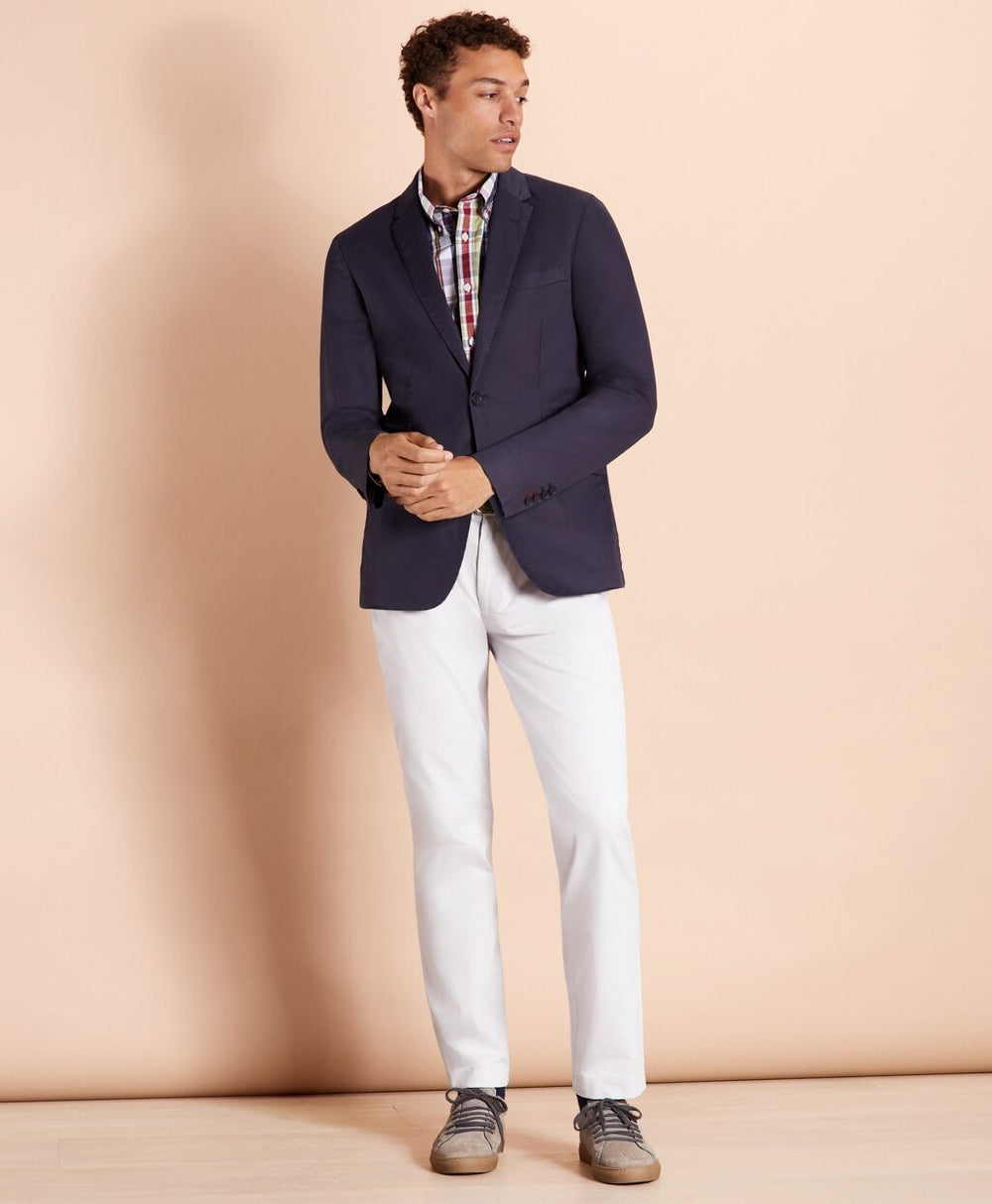 Brooks Brothers Men Stretch Cotton Twill Sport Coat
