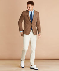 Brooks Brothers Men Stretch Cotton Three-Button Sport Coat