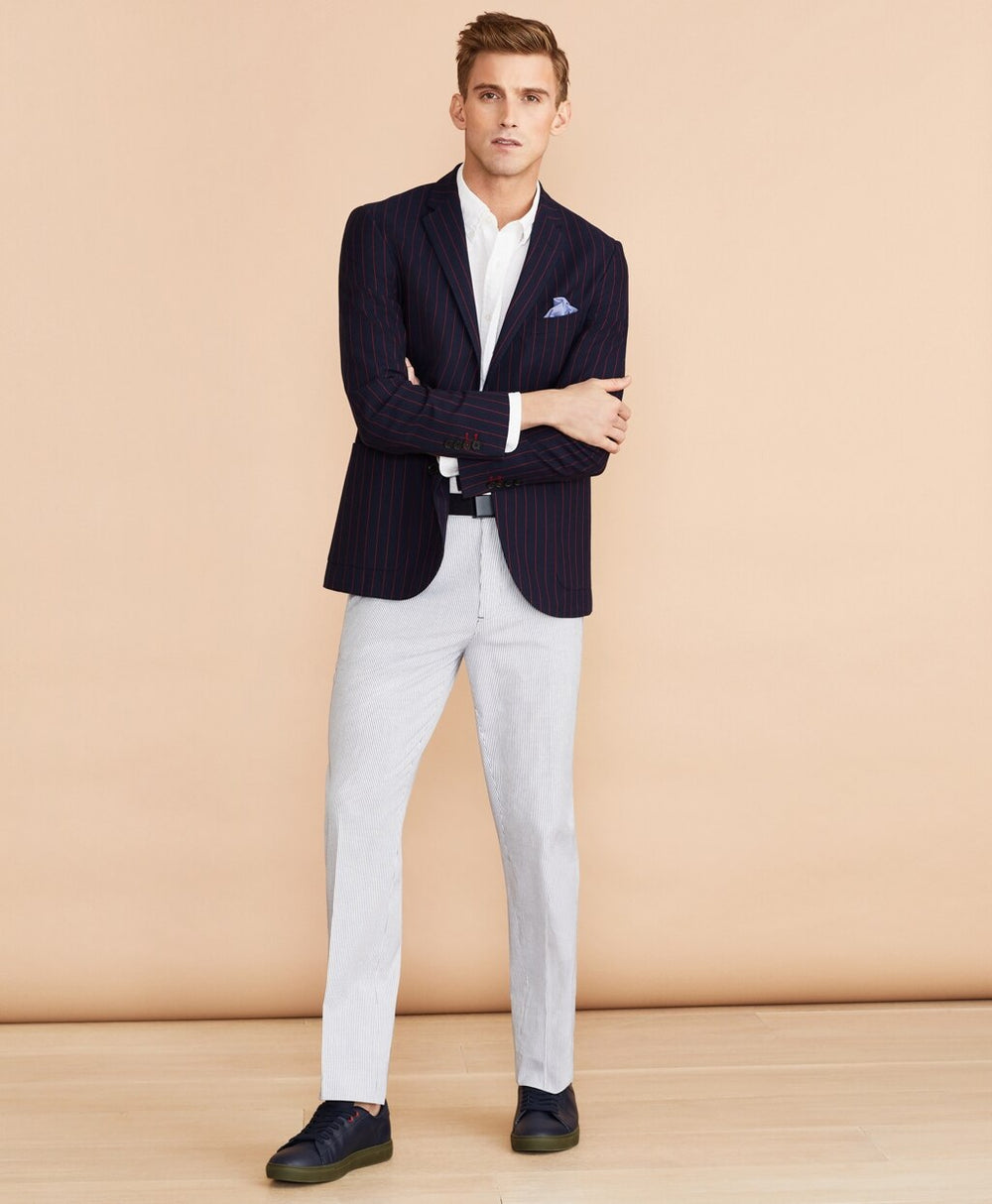 Brooks Brothers Men Striped Cotton Sport Coat