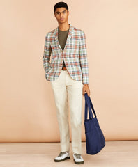 Brooks Brothers Men Madras Cotton Sport Coat