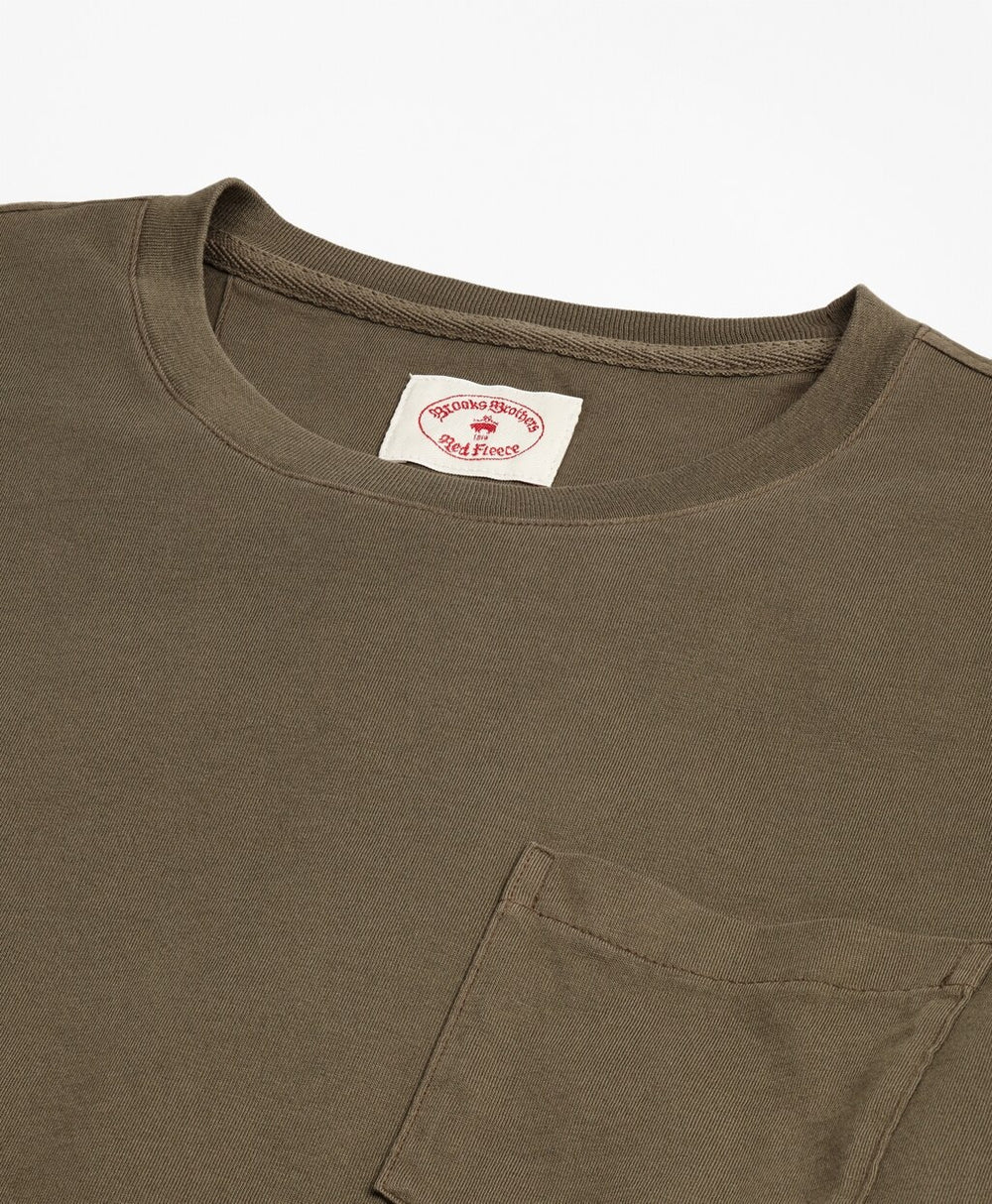 Brooks Brothers Men Garment-Dyed T-Shirt