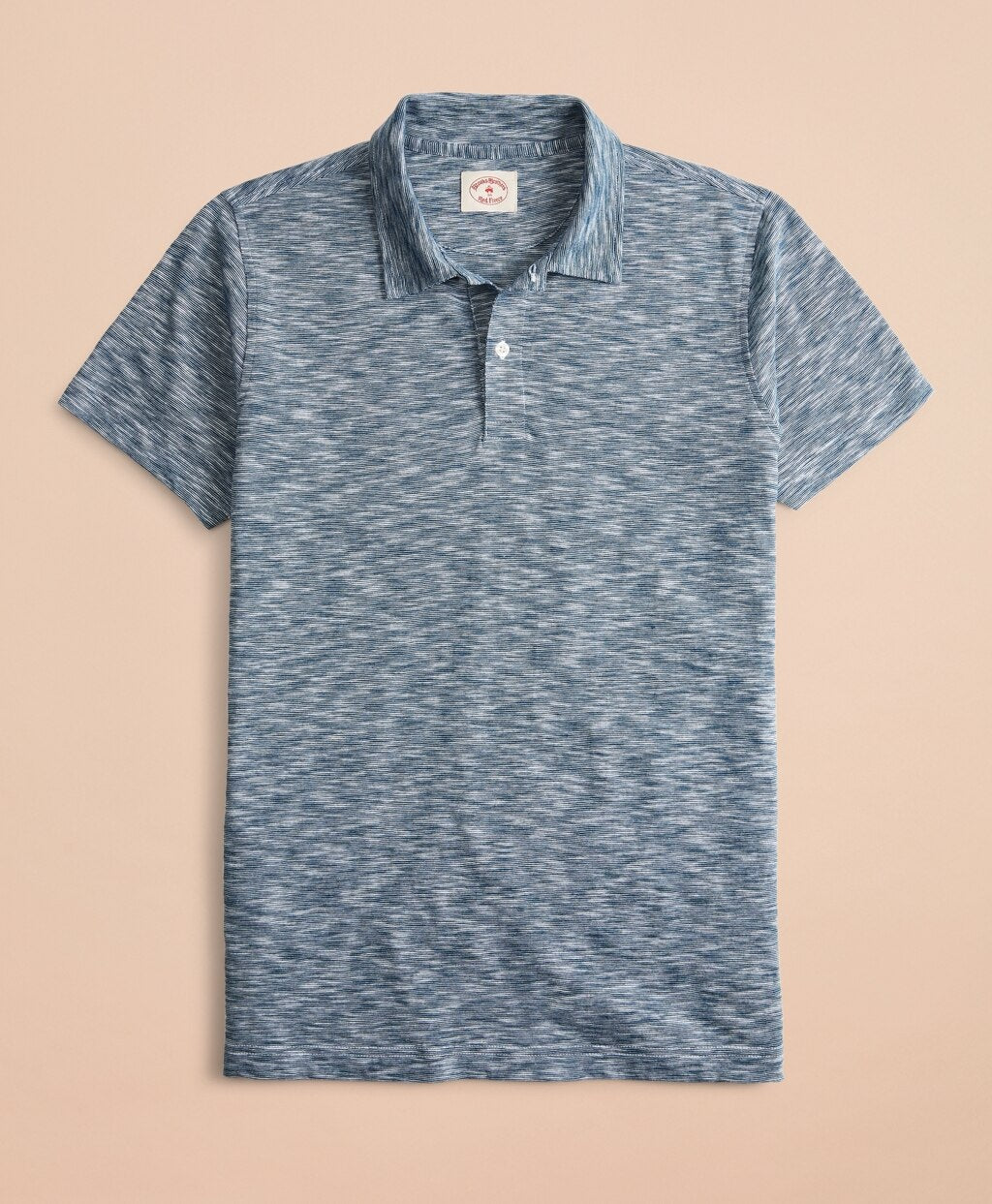 Brooks Brothers Men Feeder Stripe Slub Jersey Polo Shirt