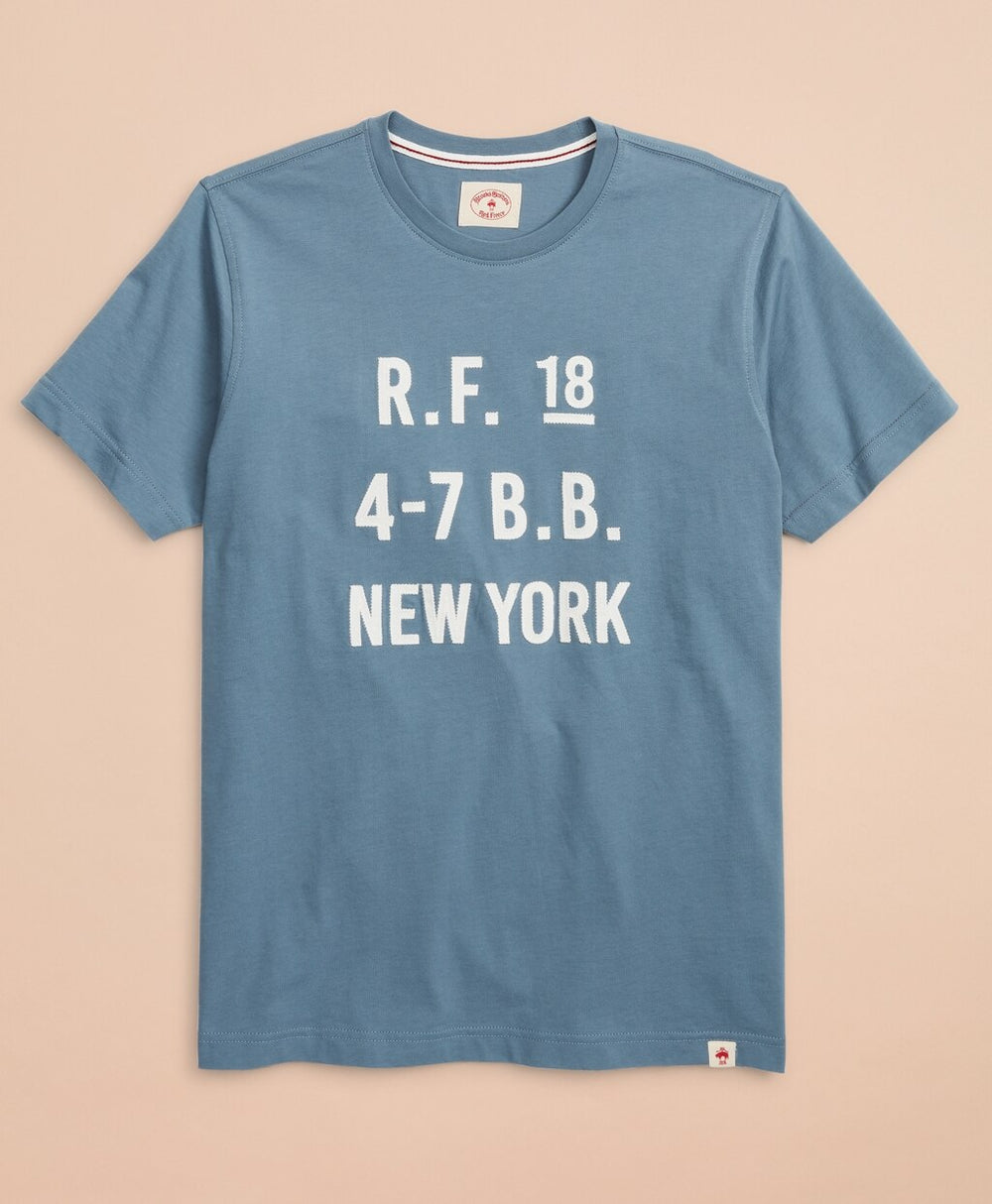 Brooks Brothers Men Cotton Jersey Logo T-Shirt