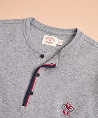 Brooks Brothers Men Double-Knit Jacquard Henley