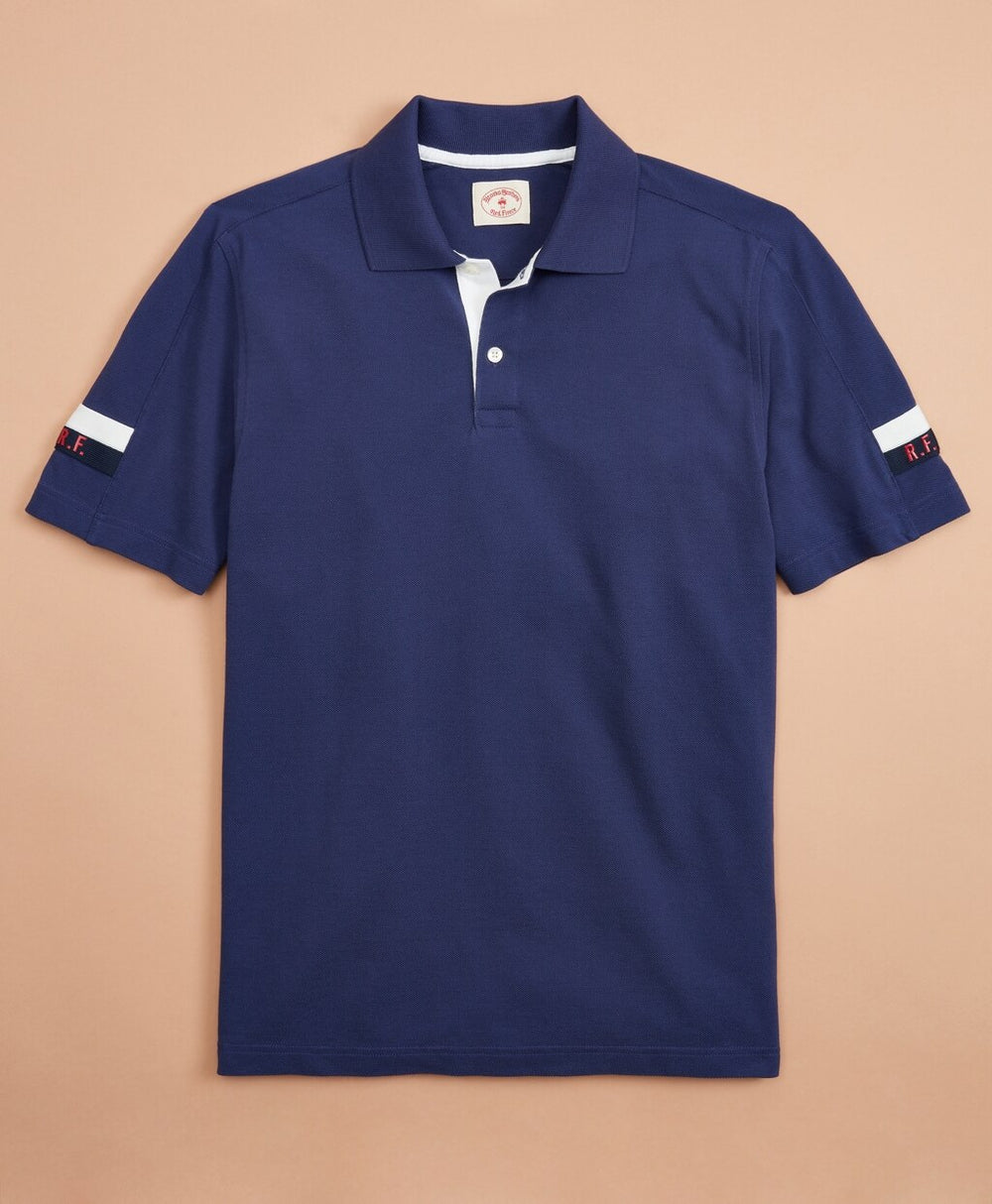 Brooks Brothers Men Pique Initial Polo Shirt
