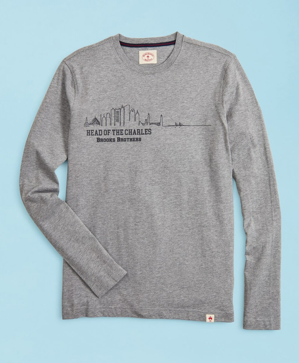 Brooks Brothers Men Head Of The Charles® Regatta Long-Sleeve Graphic T-Shirt