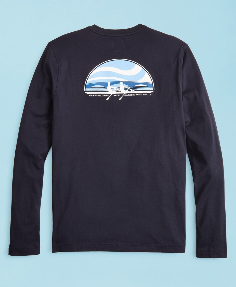 Brooks Brothers Men Head Of The Charles® Regatta Long-Sleeve Graphic T-Shirt