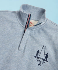 Brooks Brothers Men Head Of The Charles® Regatta Pique Half-Zip Fleece Sweatshirt