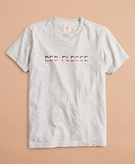 Brooks Brothers Men Jersey Cotton Red Fleece Graphic T-Shirt