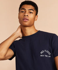 Brooks Brothers Men Jersey Cotton Red Fleece NY Graphic T-Shirt