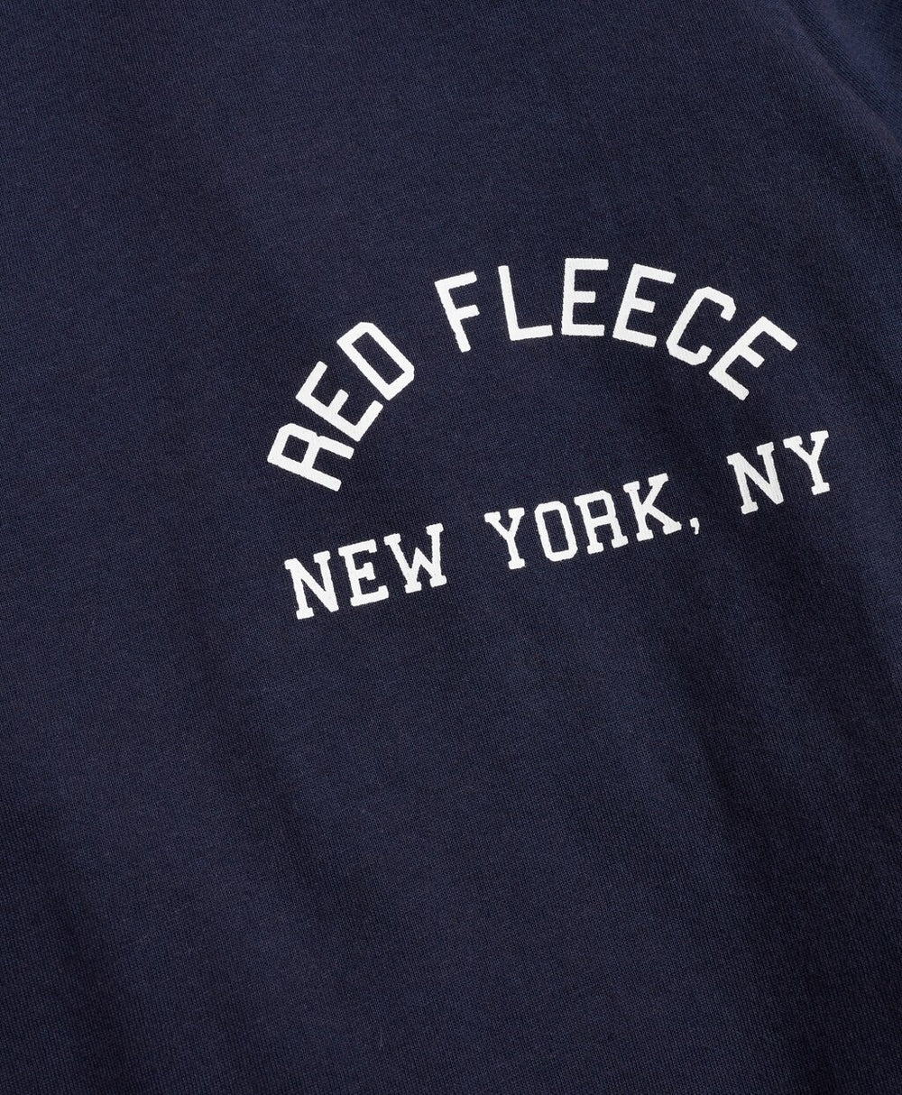 Brooks Brothers Men Jersey Cotton Red Fleece NY Graphic T-Shirt