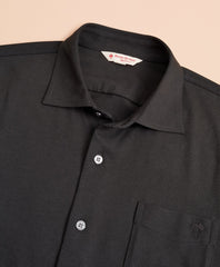 Brooks Brothers Men Jersey Cotton Short-Sleeve Shirt