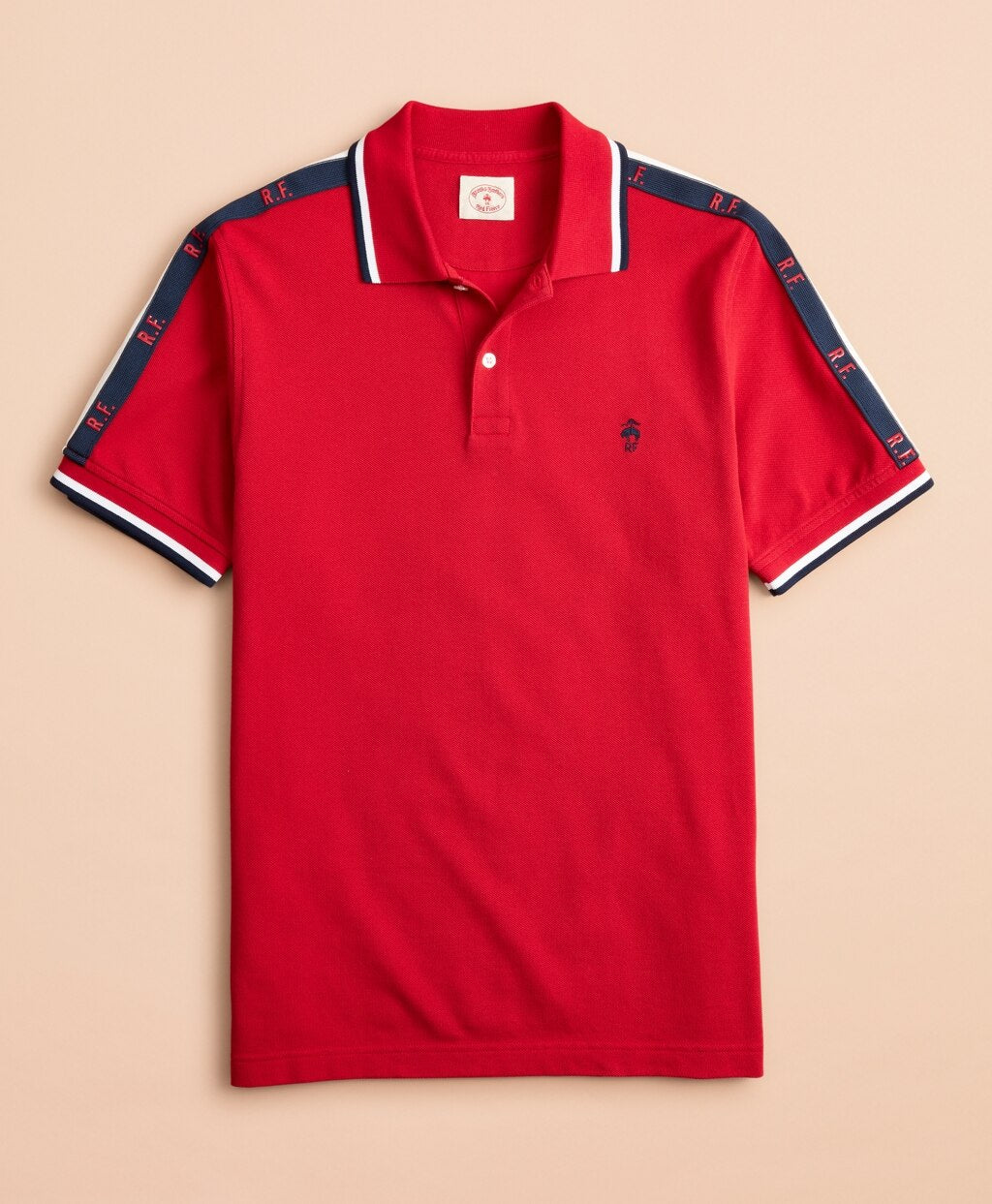 Brooks Brothers Men Cotton Pique Initial Polo Shirt