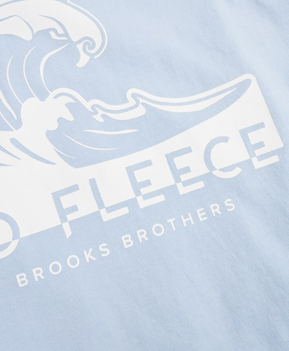 Brooks Brothers Men Wave Graphic T-Shirt