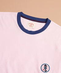 Brooks Brothers Men Cotton Seahorse Patch T-Shirt