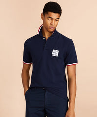 Brooks Brothers Men Cotton Pique Patch Polo Shirt