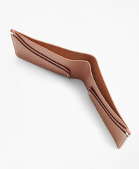 Brooks Brothers Men Cognac Leather Wallet