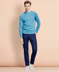 Brooks Brothers Men 901 Slim Straight Stretch Jeans in Indigo Denim